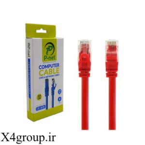 کابل شبکه پک مقوایی cat6 30cm P-NET